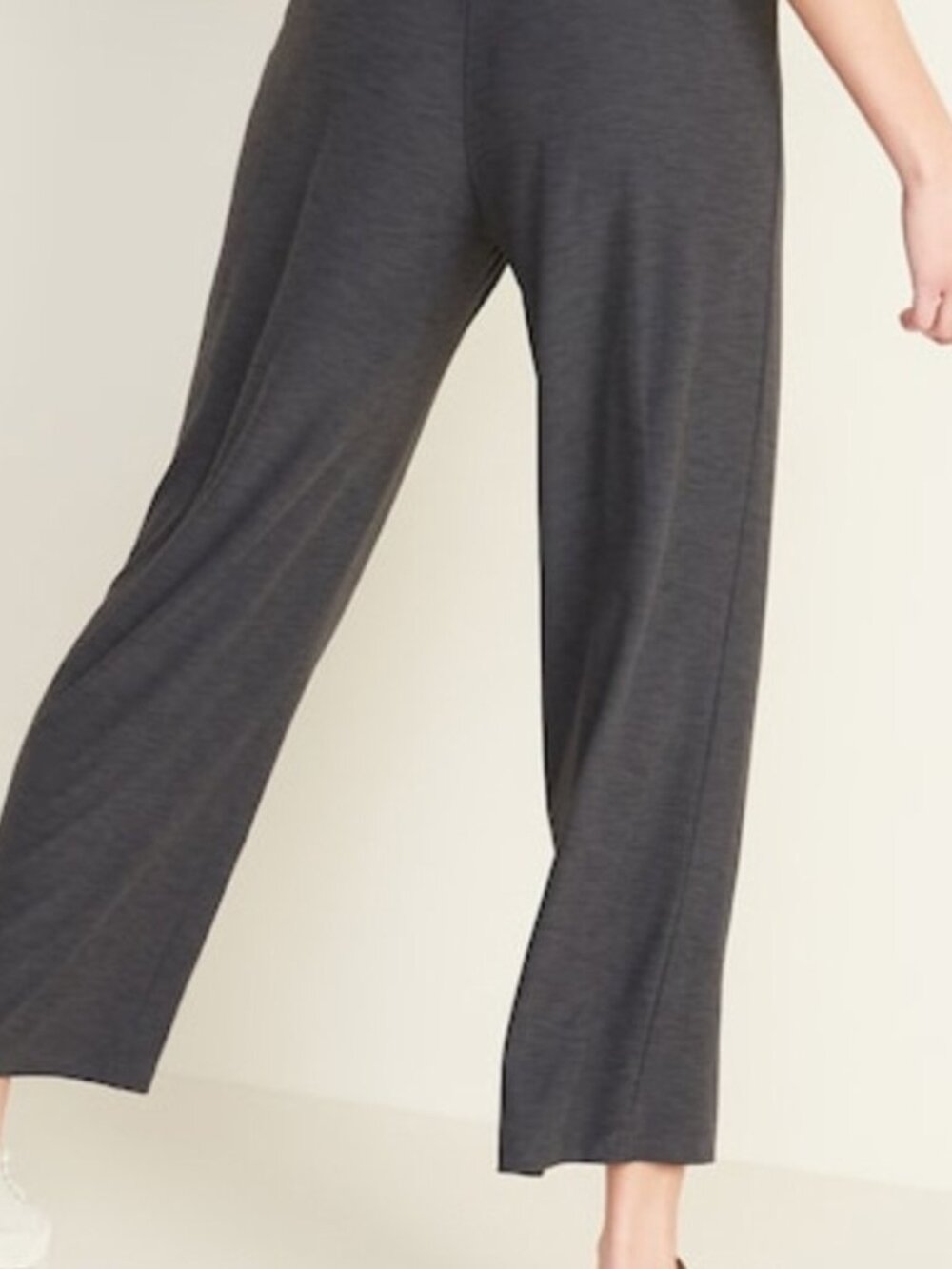 Breathe Old Navy V-Neck Wide-Leg Jumpsuit for Women, Size S, Charcoal Gray - Picture 4 of 6
